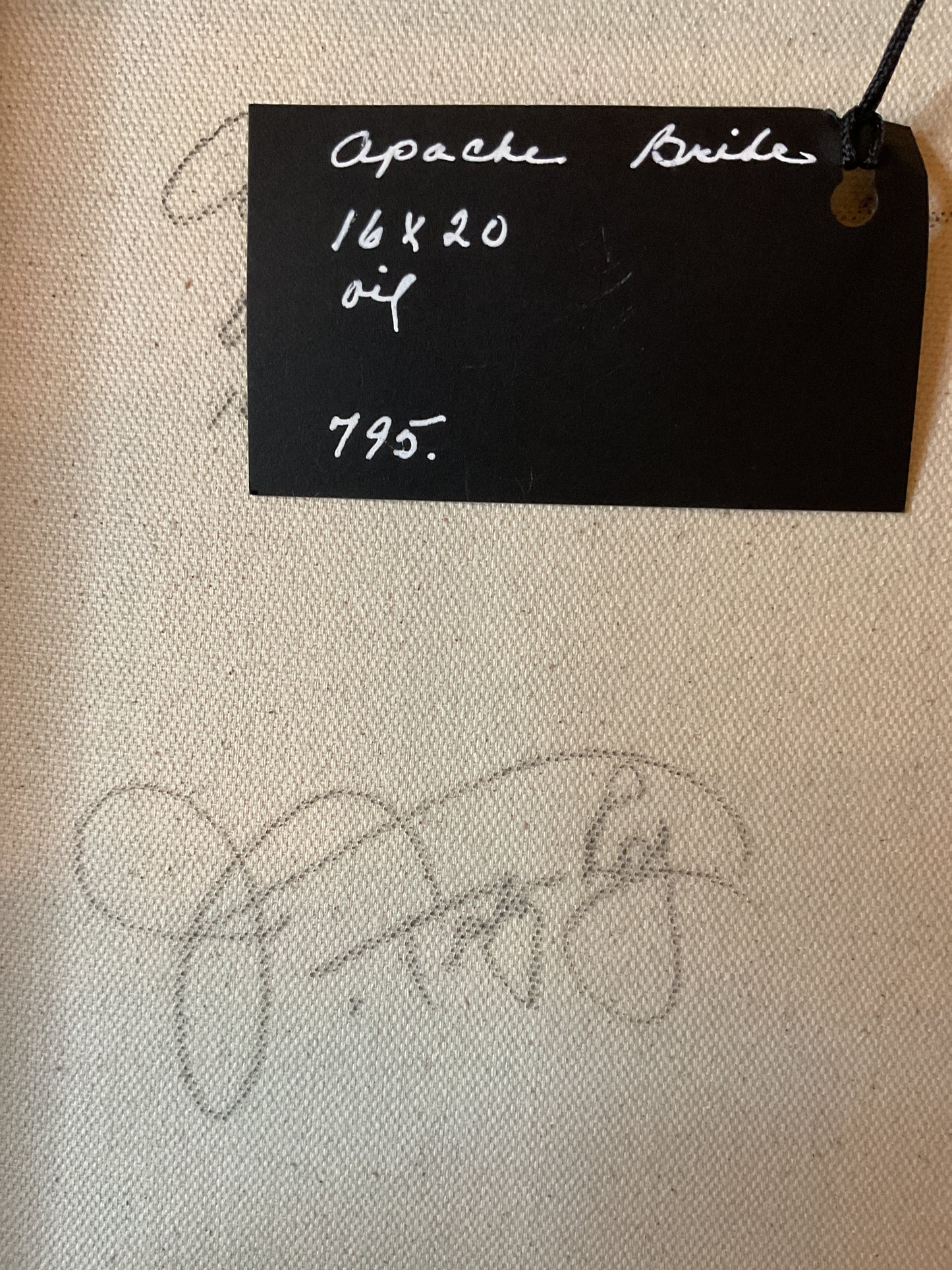 Apache Bride-Oil on Canvas 16x20