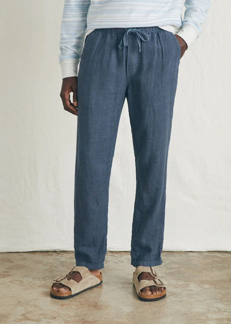 Men's Linen Drawstring Pants