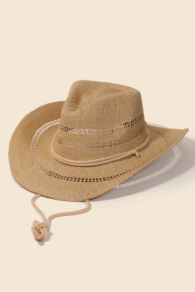 Straw Woven Cowboy Hat