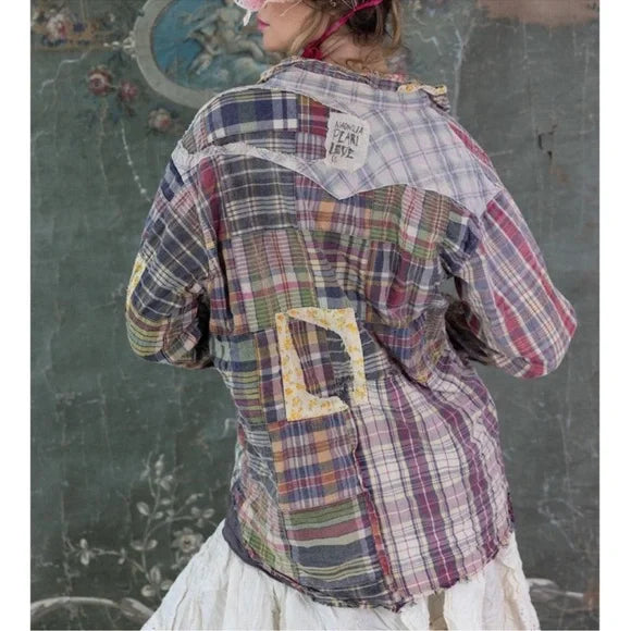 Patchwork Kelly Western Top-1508/239813